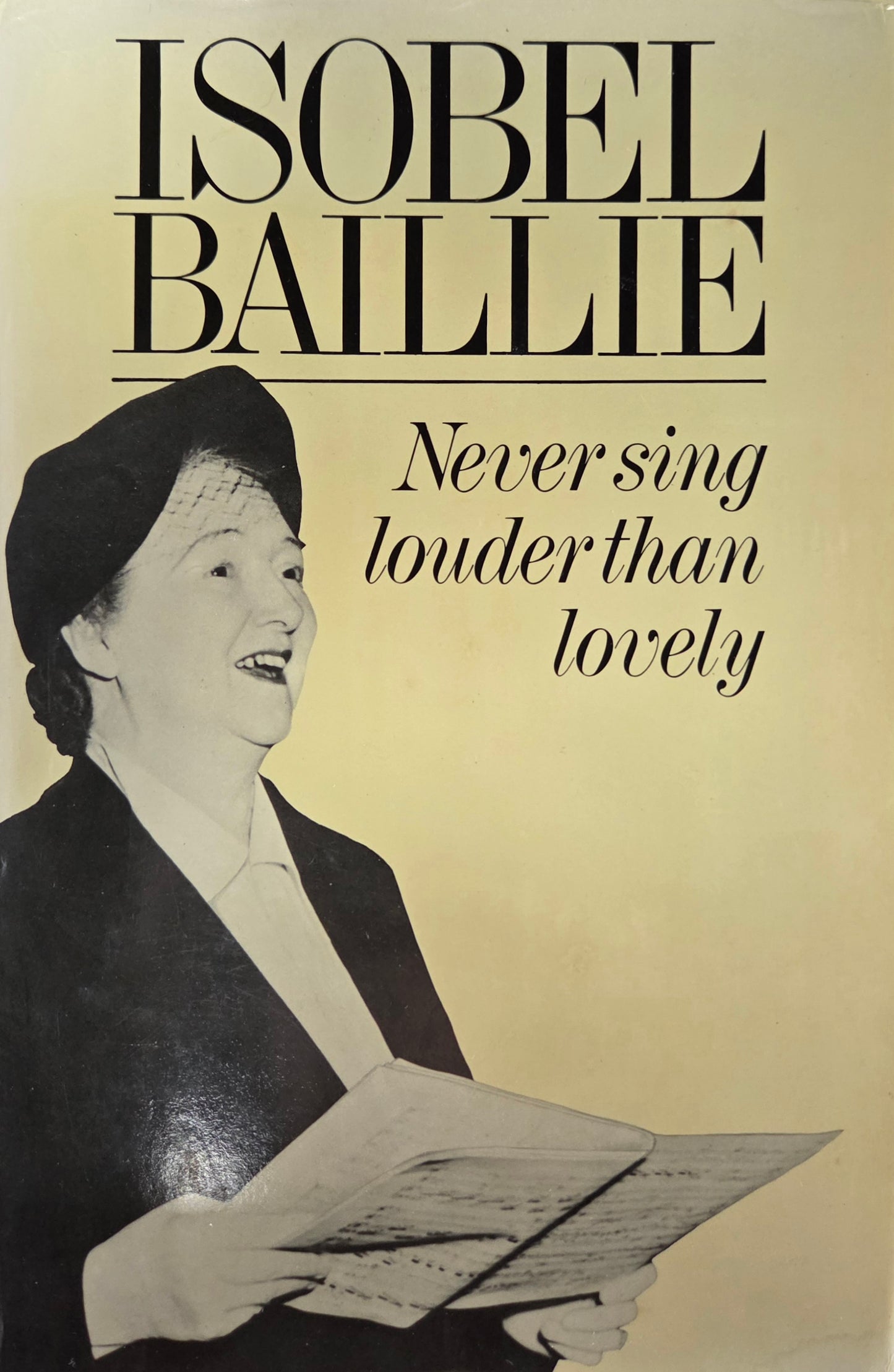 Never Sing Louder Than Lovely cover image