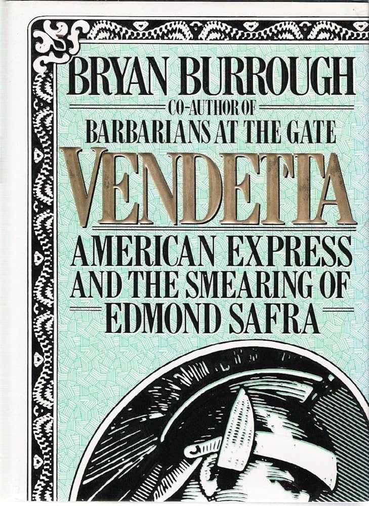 Vendetta: American Express and the Smearing of Edmond Safra Used Book at Skull & Books VR Cocoa Beach