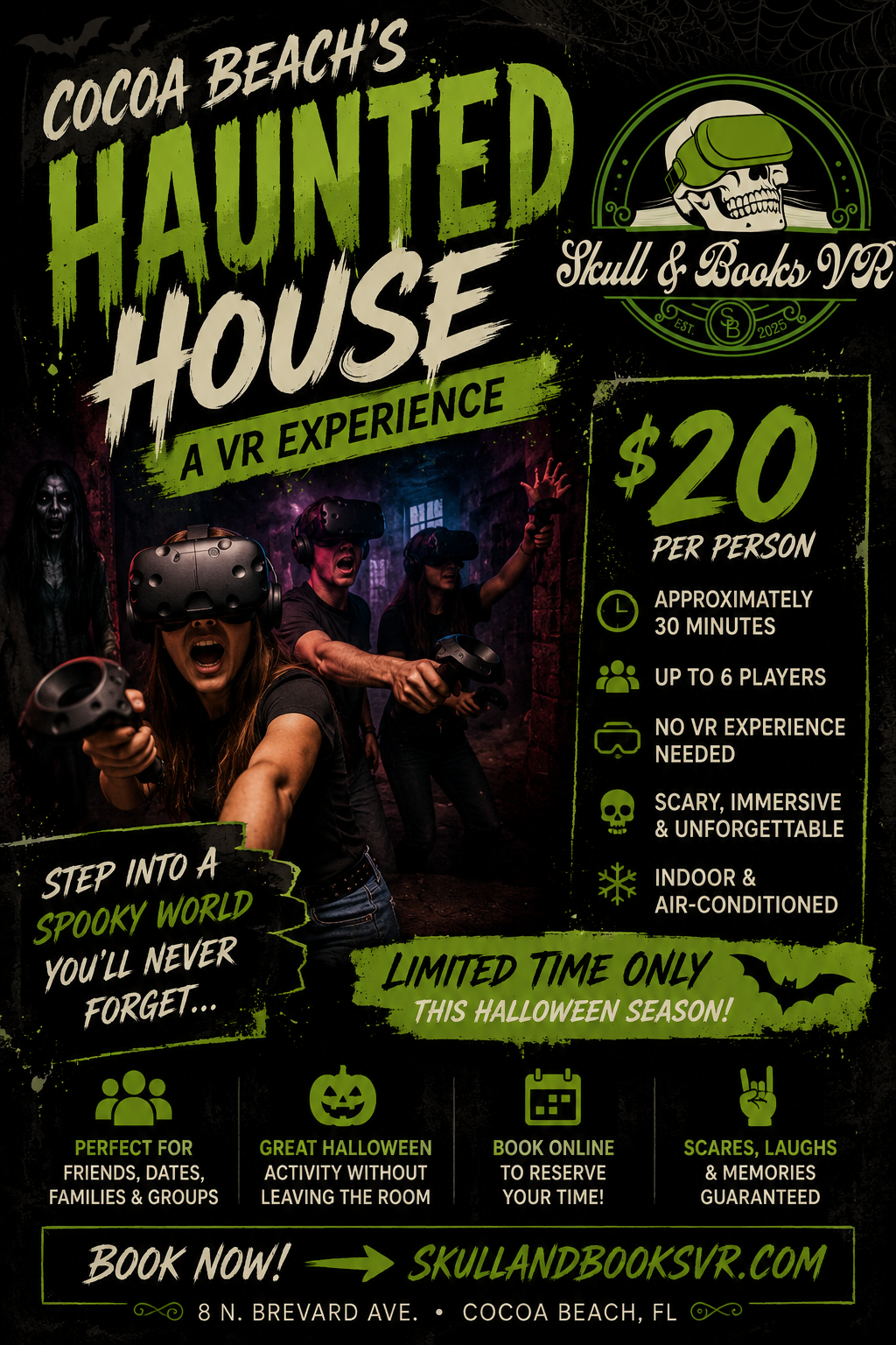๐ Cocoa Beach's Haunted House โ VR Experience