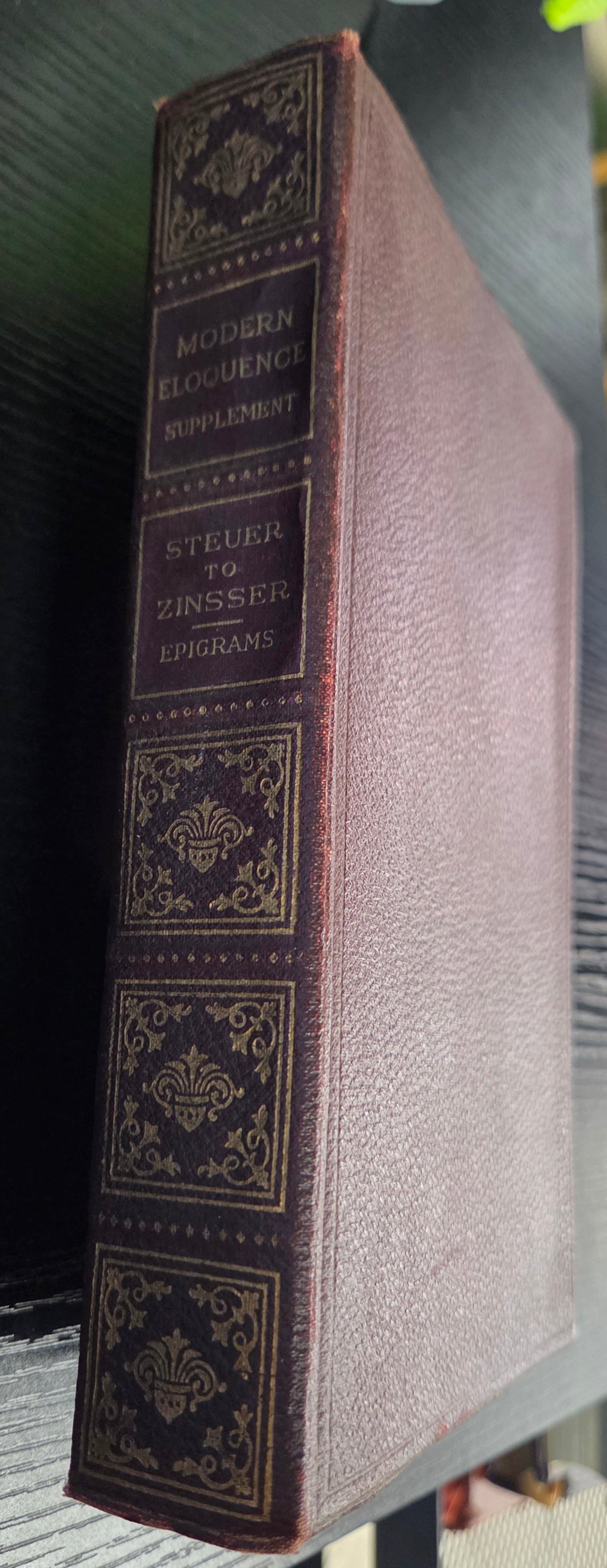 Modern Eloquence, Supplement - Steuer to Zinsser cover image