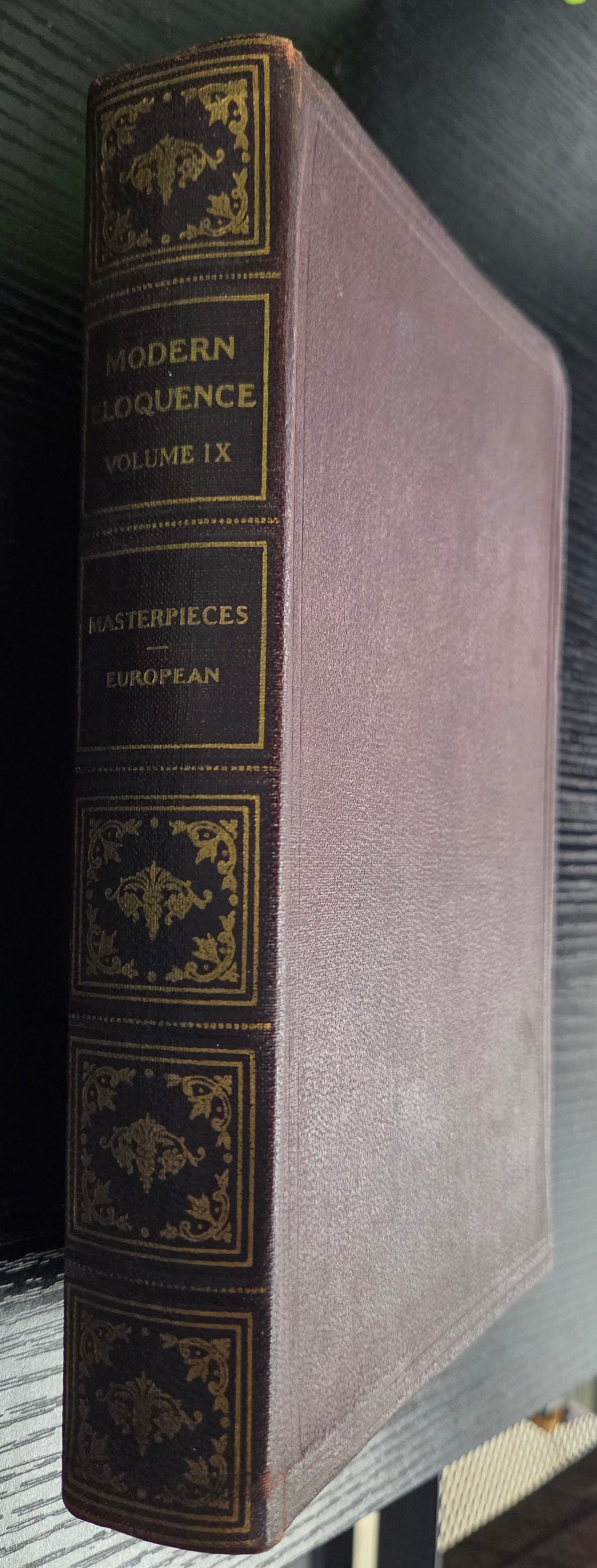 Modern Eloquence, Vol. IX: Masterpieces - European cover image