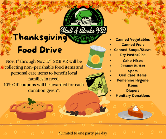 Food drive flyer