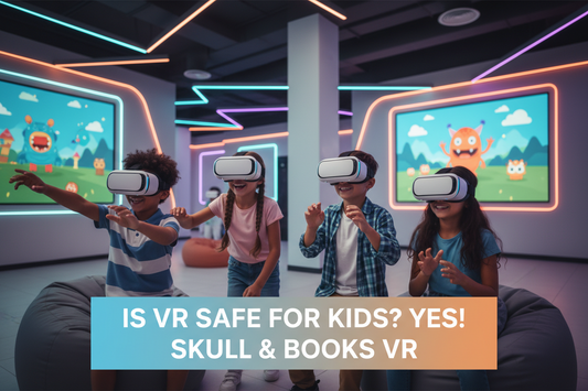 AI Generated image of kids in headsets