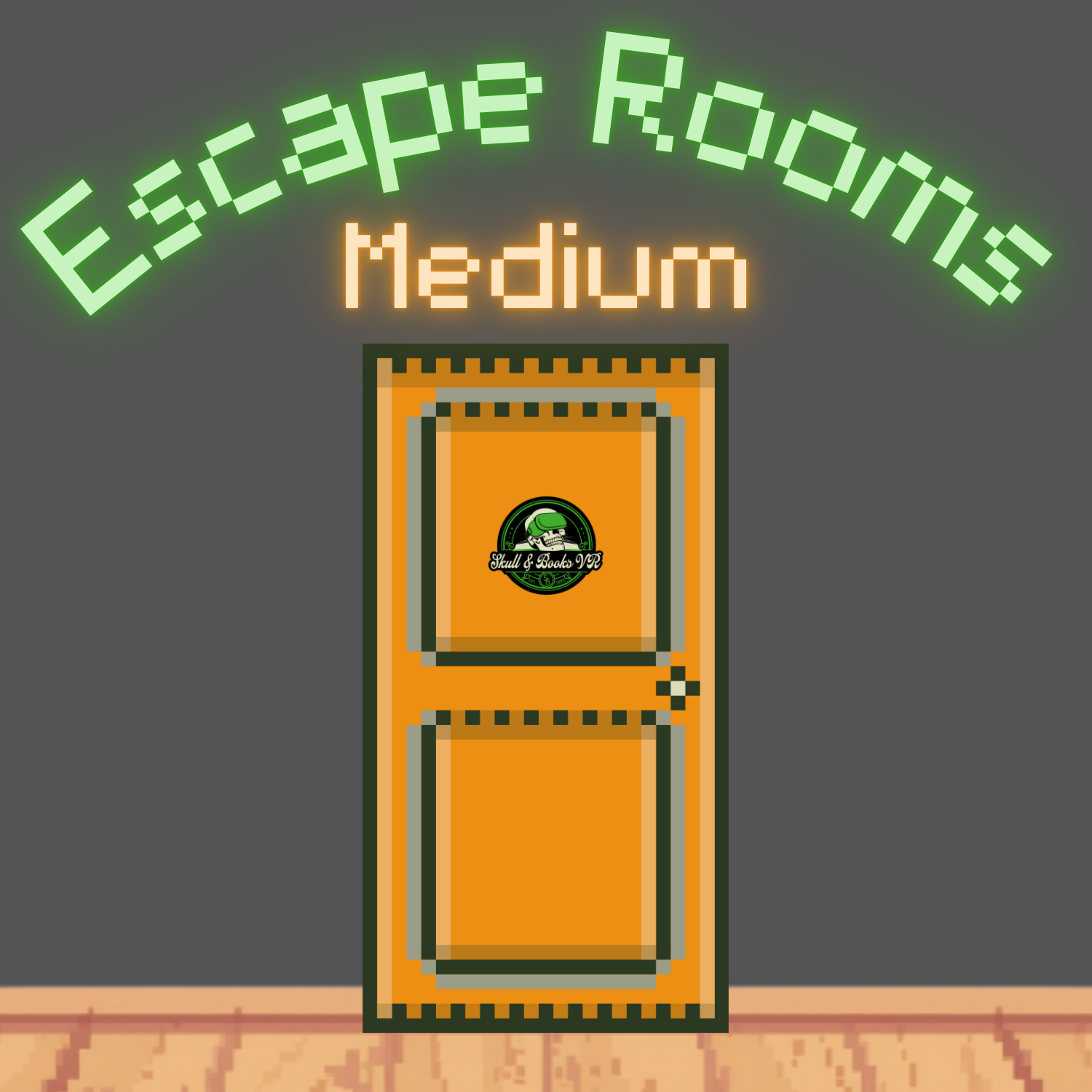 Escape Rooms Medium Difficulty image representing Collection at Skull & Books VR Cocoa Beach