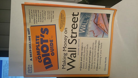 The Complete Idiot's Guide to Making Money on Wall Street Used Book at Skull & Books VR Cocoa Beach