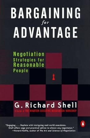Bargaining for Advantage : Negotiation Strategies for Reasonable People Used Book at Skull & Books VR Cocoa Beach