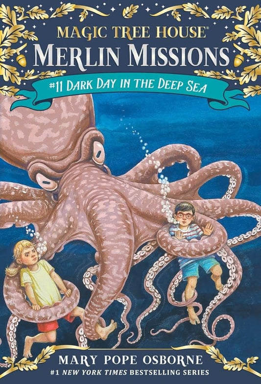 Dark Day in the Deep Sea (Magic Tree House Merlin Mission) Used Book at Skull & Books VR Cocoa Beach