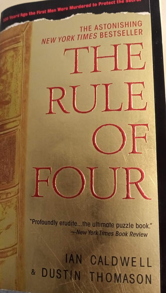 The Rule of Four Used Book at Skull & Books VR Cocoa Beach