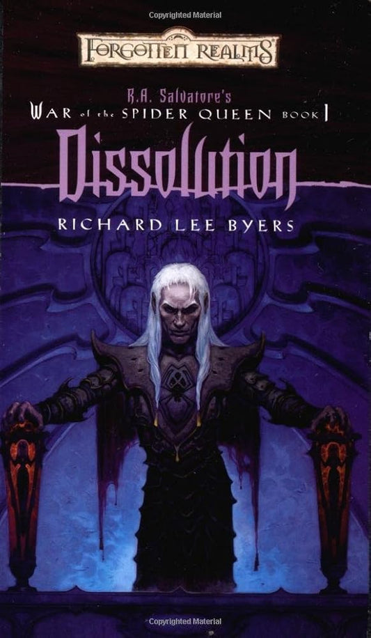 Dissolution (Forgotten Realms: R.A. Salvatore's War of the Spider Queen, Book 1) Used Book at Skull & Books VR Cocoa Beach