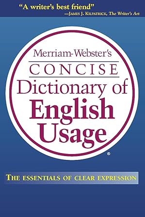 Merriam-Webster's Concise Dictionary of English Usage Used Book at Skull & Books VR Cocoa Beach