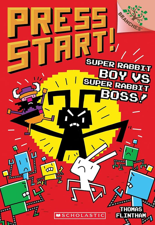 Super Rabbit Boy vs. Super Rabbit Boss!: A Branches Book (Press Start! #4) (4) cover image
