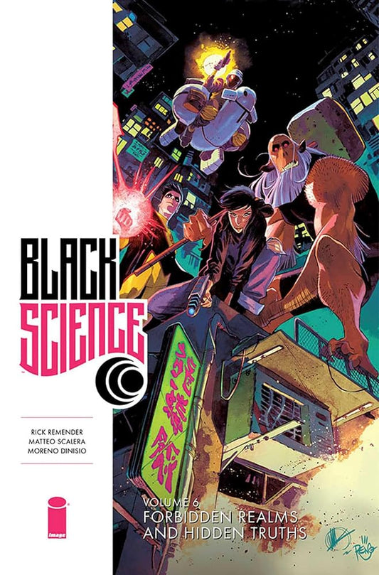 Black Science Volume 6: Forbidden Realms and Hidden Truths Used Book at Skull & Books VR Cocoa Beach