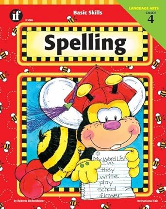 Basic Skills Spelling, Grade 4 Workbook Used Book at Skull & Books VR Cocoa Beach
