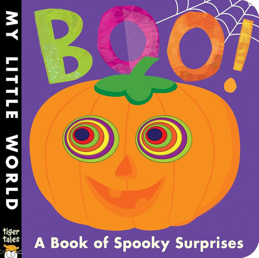 Boo!: A Book of Spooky Surprises (My Little World) cover image