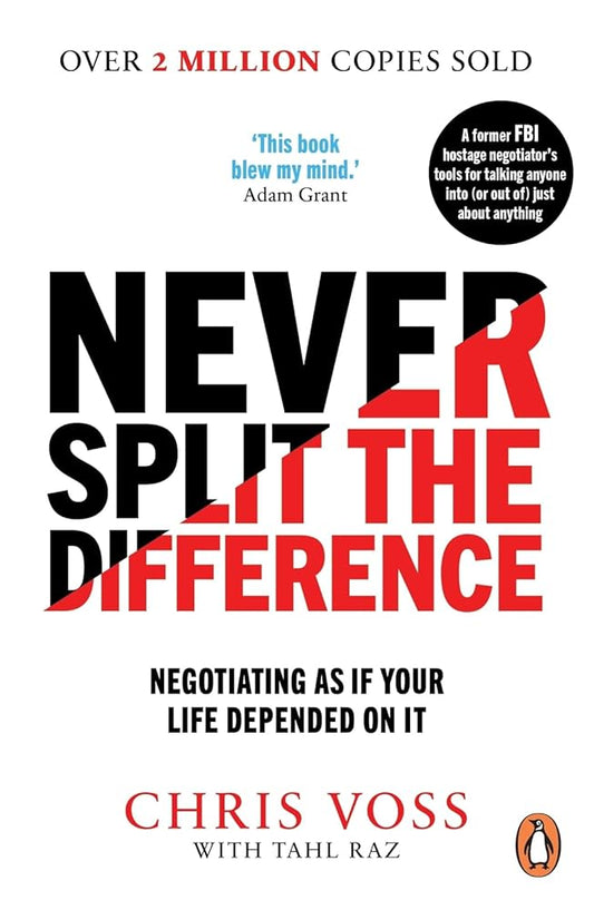 Never Split the Difference: Negotiating as if Your Life Depended on It Used Book at Skull & Books VR Cocoa Beach