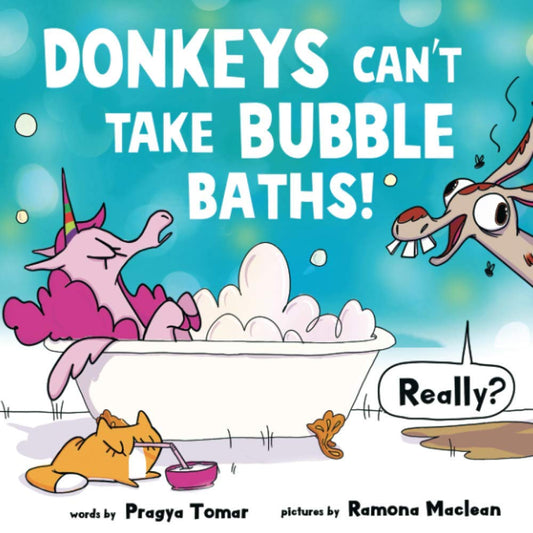 Donkeys can't take bubble baths!: A Hilariously Silly Story about Being Open-Minded and Trying New Things Used Book at Skull & Books VR Cocoa Beach
