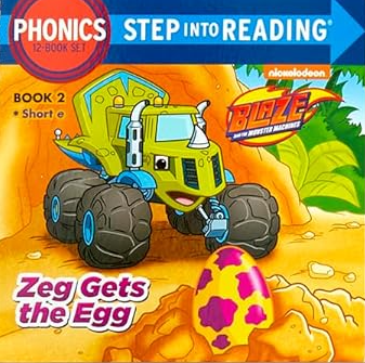 Monster Phonics: (Blaze and the Monster Machines), Book 2: Zeg Gets the Egg Used Book at Skull & Books VR Cocoa Beach