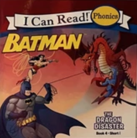 Batman Classic: Batman Phonics Fun, Book 4: The Dragon Disaster Used Book at Skull & Books VR Cocoa Beach