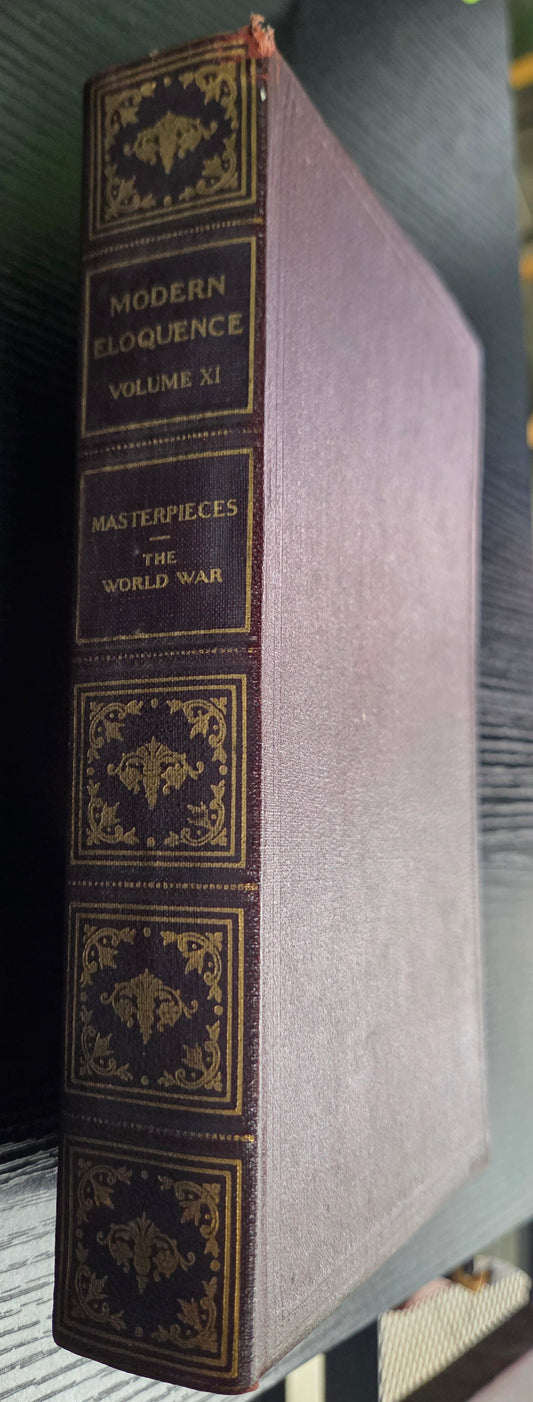Modern Eloquence, Vol. XI: Masterpieces - World War cover image