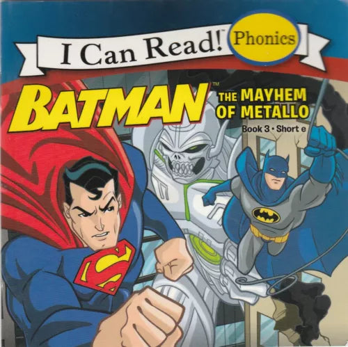 Batman Classic: Batman Phonics Fun, Book 3: The Mayhem of Metallo Used Book at Skull & Books VR Cocoa Beach