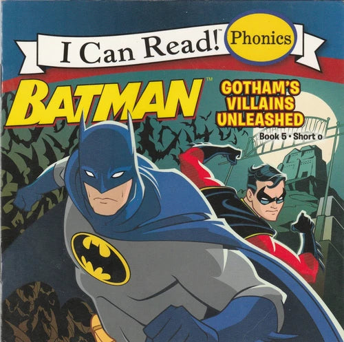 Batman Classic: Batman Phonics Fun, Book 5: Gotham's Villains Unleashed Used Book at Skull & Books VR Cocoa Beach