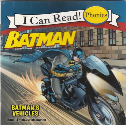 Batman Classic: Batman Phonics Fun, Book 11: Batman's Vehicles Used Book at Skull & Books VR Cocoa Beach